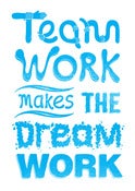 Image of Teamwork makes... A2 Giclée Print