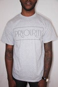 Image of The Park Avenue Tee In Light Steel