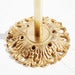 Image of Double Leaf Brass Candle Holder