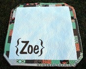 Image of Custom Baby Name Quilt