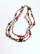 Image of "Strand of Three" Paper Bead Necklace.PPP01
