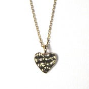 Image of Golden Heart Necklace - 16k gold plated