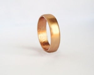 Image of Forged Unisex Wedding Band