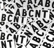 Image of A B C N T Sticker