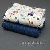 Image of 3 little bears burp cloths