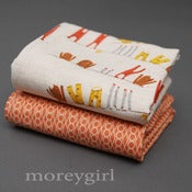 Image of line burp cloths