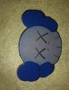 Image of A.R.T.S.Y MAGAZINExKAWS PIN-BLUE