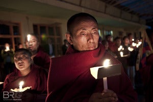 Image of LIMITED EDITION PRINT: The monk and the Candle