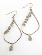 Image of Elysium Jewelry smoky quartz & gold earrings