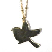 Image of Little Bird Necklace - 16k gold plated