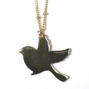 Image of Little Bird Necklace - 16k gold plated