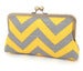 Image of Chevron clutch purse