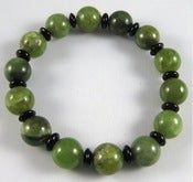 Image of Green Kyanite and Onyx Bracelet