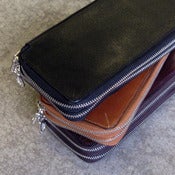 Image of Johnny Farah double zip wallet - long