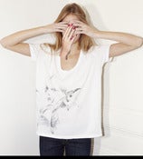 Image of T-Over Crop Face+Bird