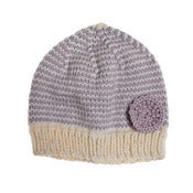 Image of 'Stargazer' Apricot Hat 100% handknitted merino