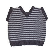 Image of 'Moonstone Blue' Apricot Tank top    100% handknitted organic cotton