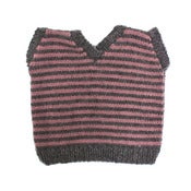 Image of 'Jasmine' Apricot Tank top 100% handknitted alpaca
