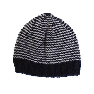 Image of 'Blackberry' Apricot Hat 100% handknitted merino