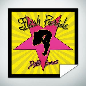 Image of Flesh Parade "Dirty Sweet" Cover Sticker