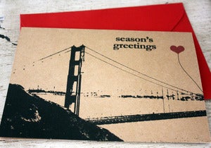 Image of Heart from SF Season's Greetings note card set