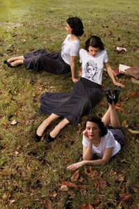 Image of Sylvia face t-shirt