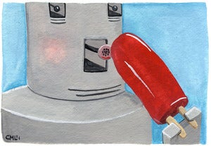 Image of Popsicle Robot
