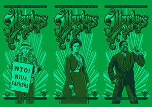 Image of 3rd Annual Martyr's Ball Screen Printed Poster
