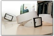 Image of White leather XS ladies' belt