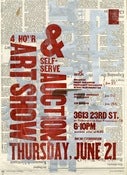 Image of TEXT TYPE NEWSPRINT ART POSTER - CYNTHIA CONNOLLY