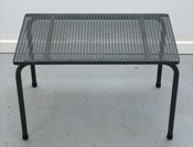 Image of TABLE METALLIQUE STYLE MATÉGOT REF.375