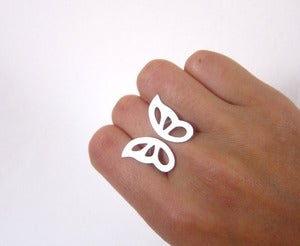 Image of Butterfly Ring - Handmade Silver Ring