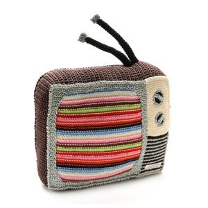 Image of Hand Crocheted Television