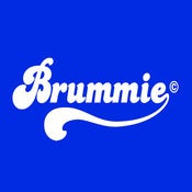 Image of Retro Brummie Design - Royal Blue, available as Tee Shirt and Poster
