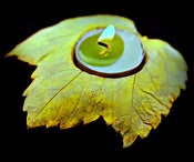 Image of Original Art - Leaf Tealight Holders