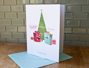 Image of Excited Christmas Presents