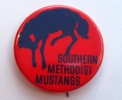 Image of Vintage SMU Southern Methodist University Mustangs Pin