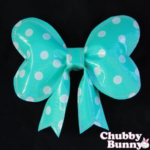 Image of Dotty Dot Bow - Mint