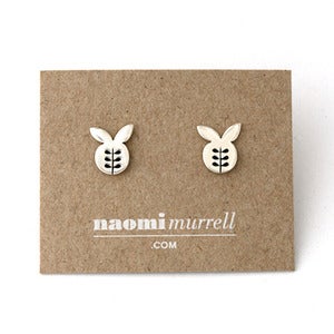 Image of Apple Studs | Silver {25% OFF + FREE SHIPPING}