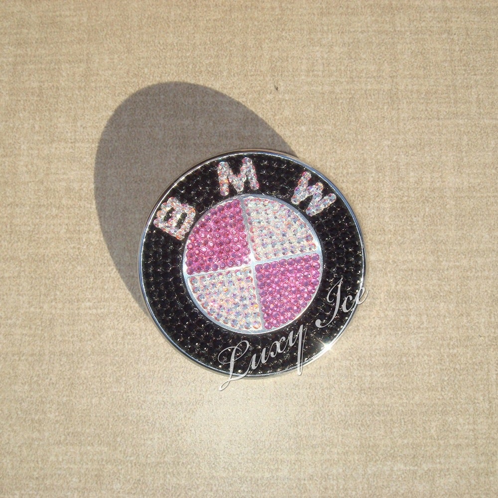 Pink rhinestone bmw emblem #5