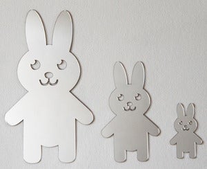 Image of Shatterproof Rabbit Family Mirrors