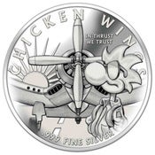 Image of Silver Chicken (10 year anniversary silver coin)