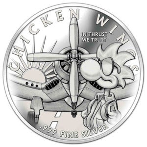 Image of Silver Chicken (10 year anniversary silver coin)
