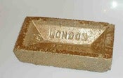 Image of Gold Brick ashtray Sculpture by Barrie J Davies (unlimited edition)