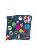 Image of Frankie Fan Club: A Collection of Badges: Print