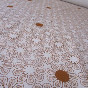 Image of Ficus - Toffee on hemp/organic cotton