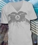 Image of MWW Grey V-Neck Tee