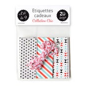 Image of Étiquettes cadeaux - Collection Chic