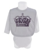 Image of BAVOIR "COURONNE" GRIS PERLE 
