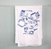 Image of  time for tea diagram - perfect tea towels